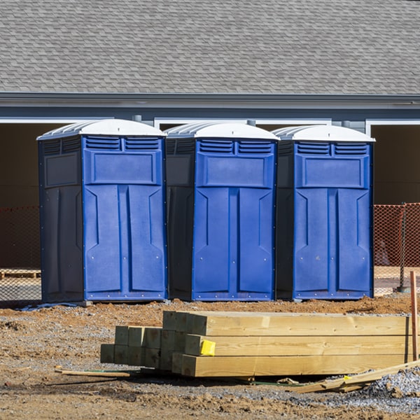 are there different sizes of portable restrooms available for rent in Highlandville